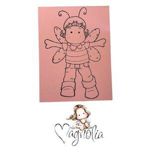 Super Cute Magnolia Rubber Stamp